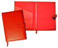 Red Blank Genuine Leather Journals